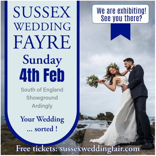 Sussex Wedding Fayre South of England Showground - Sunday 4th February